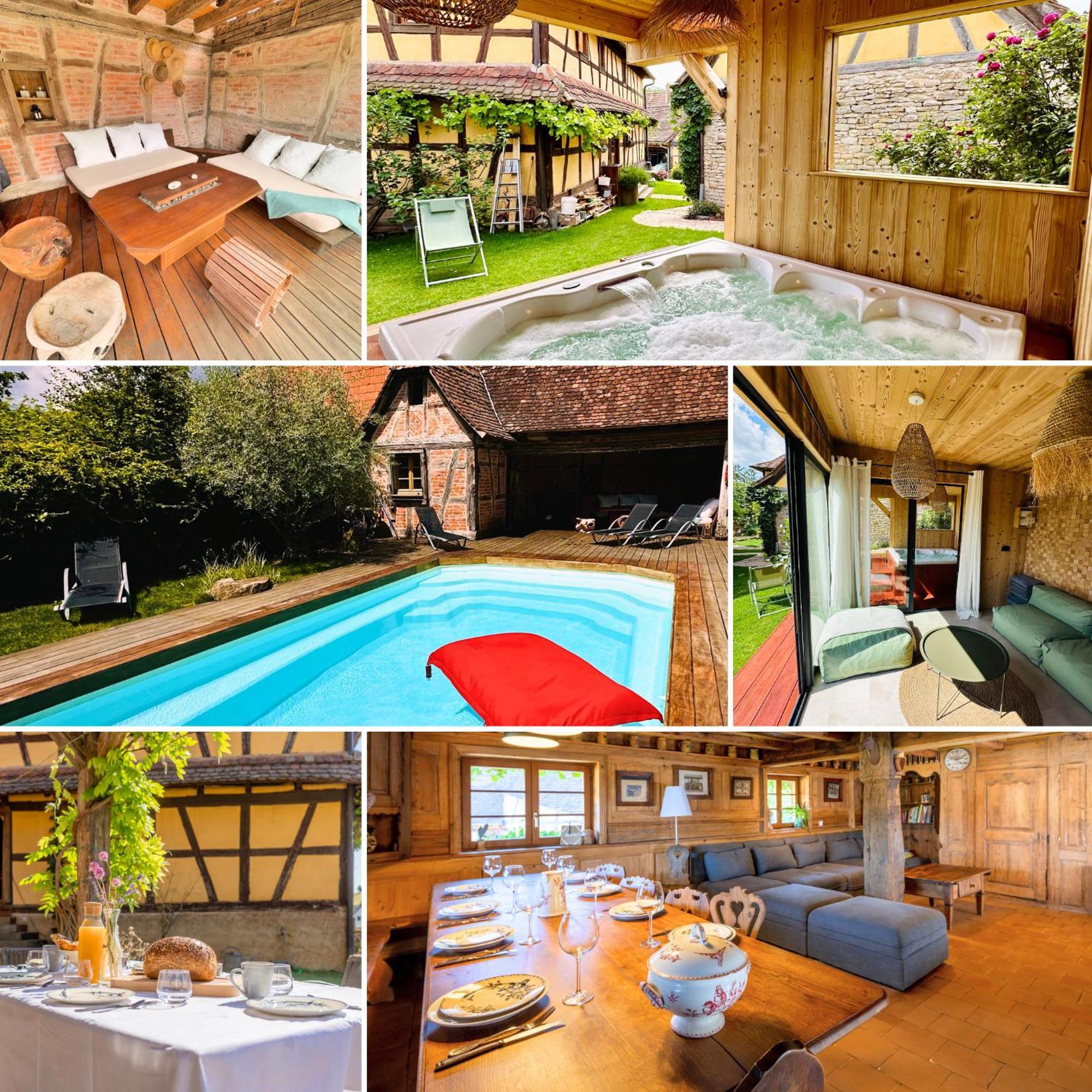 Gite Le Chut - Piscine & Jacuzzi - 11 A 14 Personnes Rangen Luaran gambar